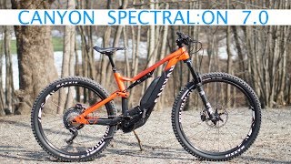 2019 Canyon SpectralOn 70 review  eMTB Videos [upl. by Frankhouse682]