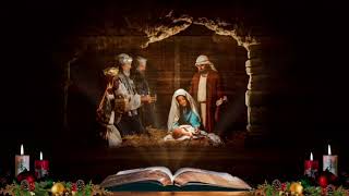 NATIVITY SCENE WITH BABY JESUS AND HOLY MUSIC GLORIFYING JESUS CHRIST THE KING [upl. by Wilkison]