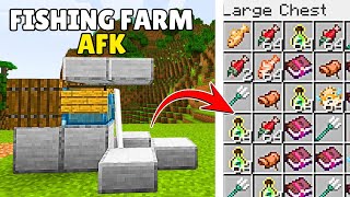 Best AFK Fishing Farm￼  In Minecraft PE Xbox  121 [upl. by Cired]