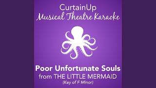 Poor Unfortunate Souls from The Little Mermaid Karaoke Instrumental [upl. by Giavani]