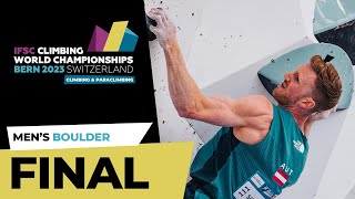 Mens Boulder final  Bern 2023 [upl. by Friedly]