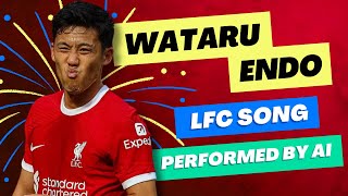 Wataru Endo Song 2023  Liverpool FC Performed by AI [upl. by Akinajnat]