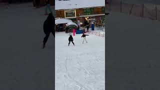 Firsttime skiing adventure unforgettable downhill tumble in Bakuriani Georgia [upl. by Lussier]