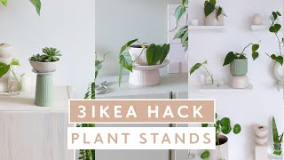 3 Ikea Hack Plant Stand Ideen – einfache DIY Deko mit Pflanzen [upl. by Ylrebmi]