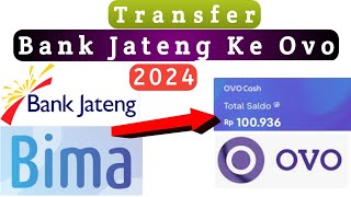 Cara Transfer Bank Jateng Ke Ovo  Cara Transfer Bima Ke Ovo Terbaru 2024 [upl. by Haral]