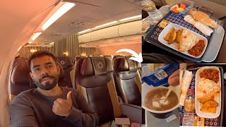 Luxurious Vistara PREMIUM ECONOMY With Unlimited Food  5 Star Hotel banna diya [upl. by Sanoy]