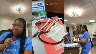 vlog  day in the life of a nurse  LPN  night shift  skilled nursing [upl. by Venola]