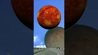 Planets oppressive universe arround the earth 🌎🌍🥵🌙🔥planet vfxshorts earth nasa vfx shorts [upl. by Eeryk]