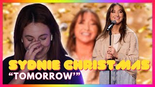 Sydnie Christmas wins GOLDEN BUZZER with quotTomorrowquot  BGT Auditions  Mireia Estefano Reaction Video [upl. by Jacqueline]