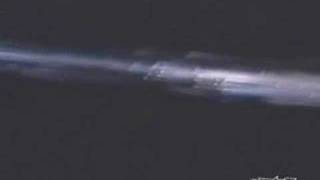 Satellite Disintegrates While Entering Atmosphere [upl. by Katey28]