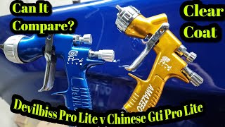 Chinese Gti Pro Lite V Devilbiss Tekna Gti Pro Lite T110 For Clear Coat [upl. by Fen]