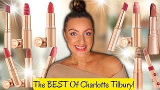 TOP 10 CHARLOTTE TILBURY LIPSTICKS My MustHaves [upl. by Ivah]