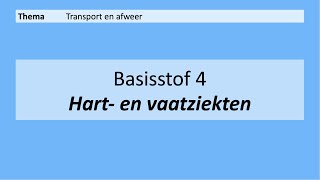 VMBO 4  Transport en afweer  Basisstof 4 Hart en vaatziekten  8e editie [upl. by Riffle293]