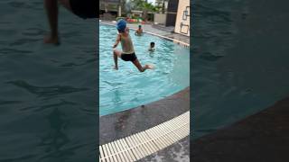 Full on masti and pool ke maje enjoy summer kidsvlog kidsentertaining kidsfunnyclips cutebaby [upl. by Amalita]