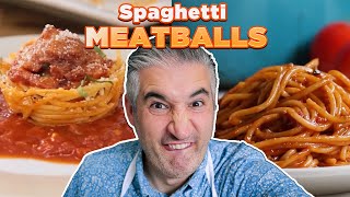 Italian Chef Reacts to Popular SPAGHETTI and MEATBALLS Videos [upl. by Derfiniw]