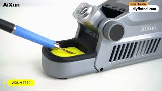 AIXUN T380 Portable 80W Soldering Station With T210 T115 Welding Handle [upl. by Anivas]