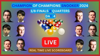 2024 Champion of Champions Snooker LIVE Score UPDATE Today 18Finals amp Quarter Finals Day 4 Matches [upl. by Aldon]