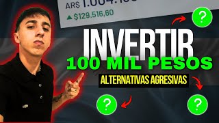 🚀En que INVERTIR 100 MIL PESOS ARGENTINOS en 5 MINUTOS 2024🔥 [upl. by Alahs]