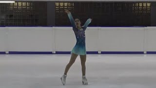 Regina Schermann  FS  Hungarian Test Skates  23082020 [upl. by Paza618]