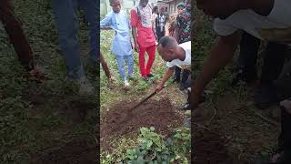 practical display enabling the students to have a clear grasp of the method of planting upland Rice [upl. by Wake]