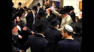 Simchas Bais HaShoavah 74  Bostoner Rebbe dancing [upl. by Irolam]