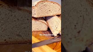 Bio Dinkel Brot 100 Dinkel knusprige Kruste und super leckercooking recipe food bread [upl. by Wey]