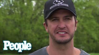 Luke Bryan Shows Off His Country Farm  PEOPLE Country  People [upl. by Ahsatsan]