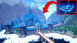 Recreating ARENDELLE CASTLE In Minecraft  Frozen 2 [upl. by Drauode]