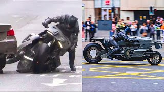 BATMAN BATCYCLE ACCIDENT ON SET  The FLASH MOVIE 2022 [upl. by Yoong]