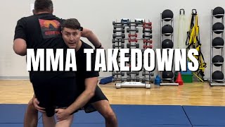 3 GREAT MMA TAKEDOWNS [upl. by Ateekahs804]