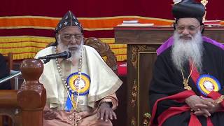 Speech by HB Chrysostom Metropolitan at Vadakkanmannoor St Thomas Orthodox Church [upl. by Eelarac]