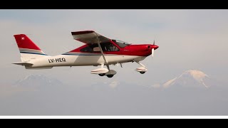 Cruzando el avión a Zarate  Argentina  Tecnam P2010 [upl. by Garvin]