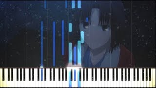 Kara no Kyoukai 7 OST  M33 Piano Tutorial [upl. by Noid]