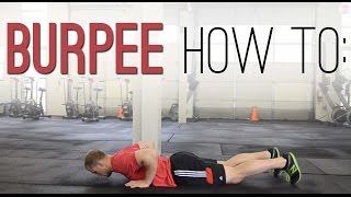 BURPEE TUTORIAL How to perform burpees for speed and turnover  exercise demonstration video [upl. by Amorete]