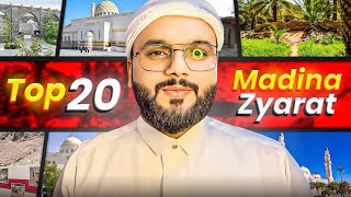 Top 20 Zyarat Must Be Visited in MADINA  Step by Step Ultimate Travel Guide [upl. by Karoly539]