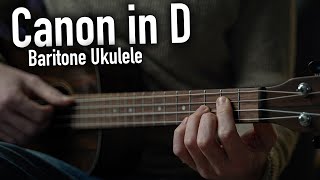 The Beautiful Canon in D on Baritone Ukulele [upl. by Asiulana68]