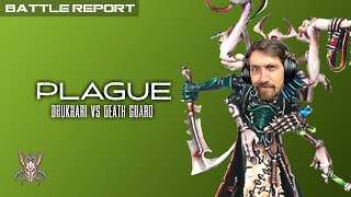 Drukhari vs Death Guard  Warhammer 40k  Battle Report  Skaredcast [upl. by Ciaphus]