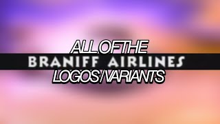 All Of The South Park Braniff Airlines LogosVariants 19972006 [upl. by Ynnattirb]