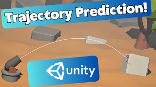 Projectile Trajectory Predictor  Unity Physics amp Coding Tutorial [upl. by Aihsotan170]