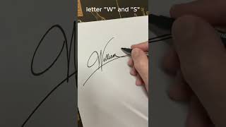 How to write the letter“W“and“Squot calligraphy lettering calligraphy art J and Bsignature [upl. by Rives474]