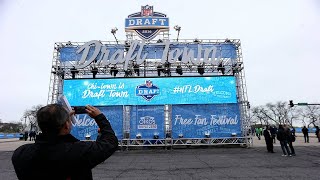 Fans attend NFL Draft watch party at NRG [upl. by Lallage629]