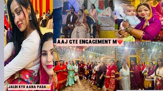 Aaj gye ring Ceremony m ❤️kyu aana pada phle hi❤️ [upl. by Yemerej]