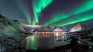 4K Northern Lights Timelapse  Tromsø  Norway  December 2021 [upl. by Ipoillak]