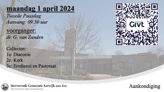 01042024 0930u dr G van Zanden [upl. by Smallman504]