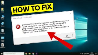 How to Fix the Bad Image 0xc000012f Error in Windows 1011 [upl. by Yevoc]