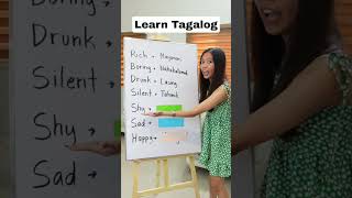 ADJECTIVES PART 1  Learn Tagalog Philippines [upl. by Ahsiuqram]