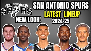 San Antonio Spurs Latest lineup 202425 NBA update [upl. by Alameda555]