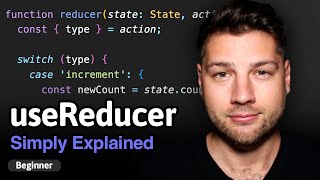 Learn React Hooks useReducer  Simply Explained [upl. by Herb]