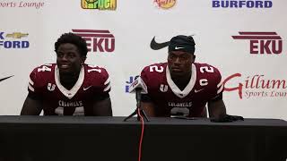 EKU Football Post Game Press Conference vs UCA  Players [upl. by Mattson891]