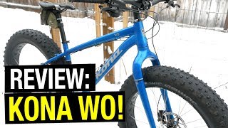 Review Kona Wo Fat Bike [upl. by Jacobba]